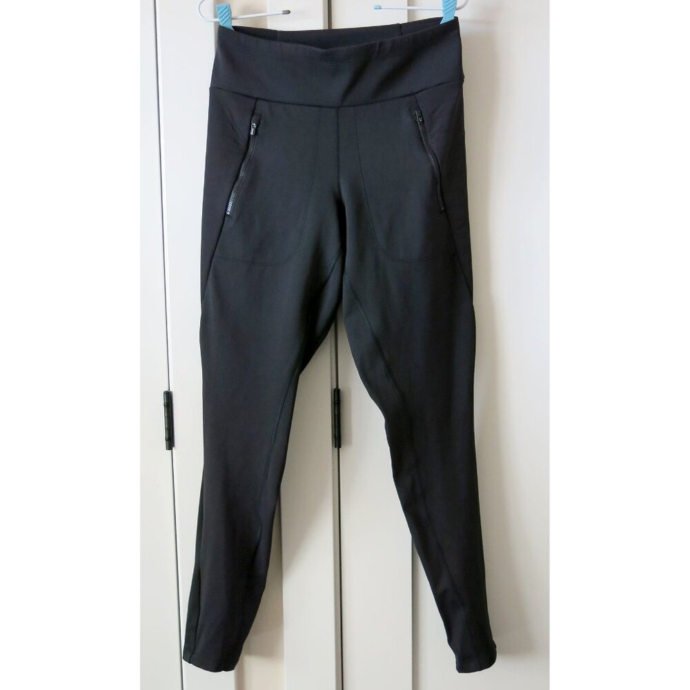 ATHLETA PEAK HYBRID FLEECE TIGHT - S Black Style 511126 Pants